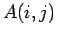 $A(i,j)$